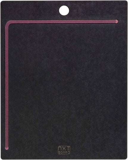 NXT Board Cutting Board black/pink with juice groove – Front view