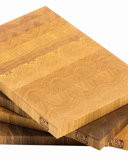 NXT Board Breakfast Board made of Oak End Grain Handmade - Stack
