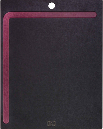 NXT Board Cutting Board black/pink with juice groove – Packaging