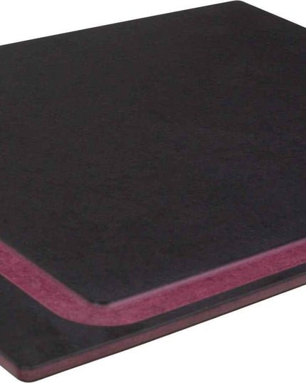 NXT Board Cutting Board black/pink with juice groove – Measurement view