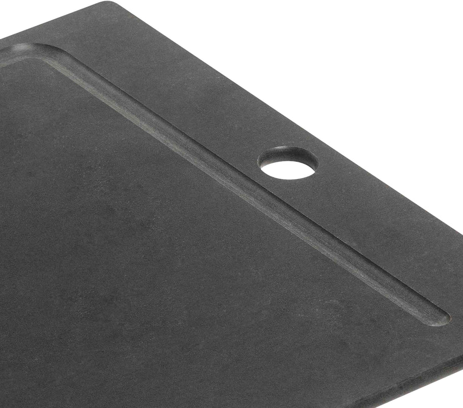 NXT Board Cutting Board black with juice groove - Detail juice groove