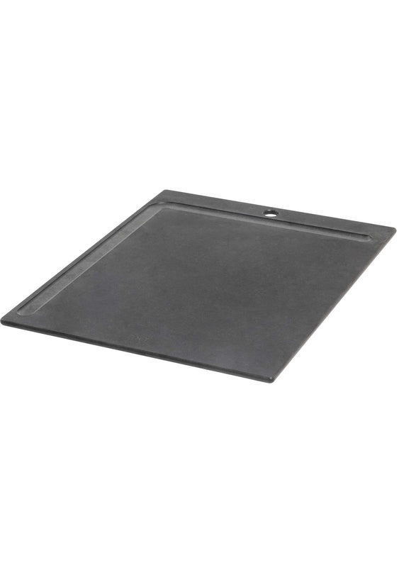 NXT Board Cutting Board black with juice groove - Angled front view