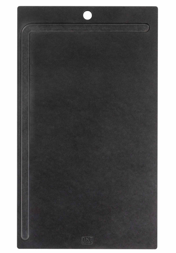 NXT Board Cutting Board black with juice groove - Carving board from above