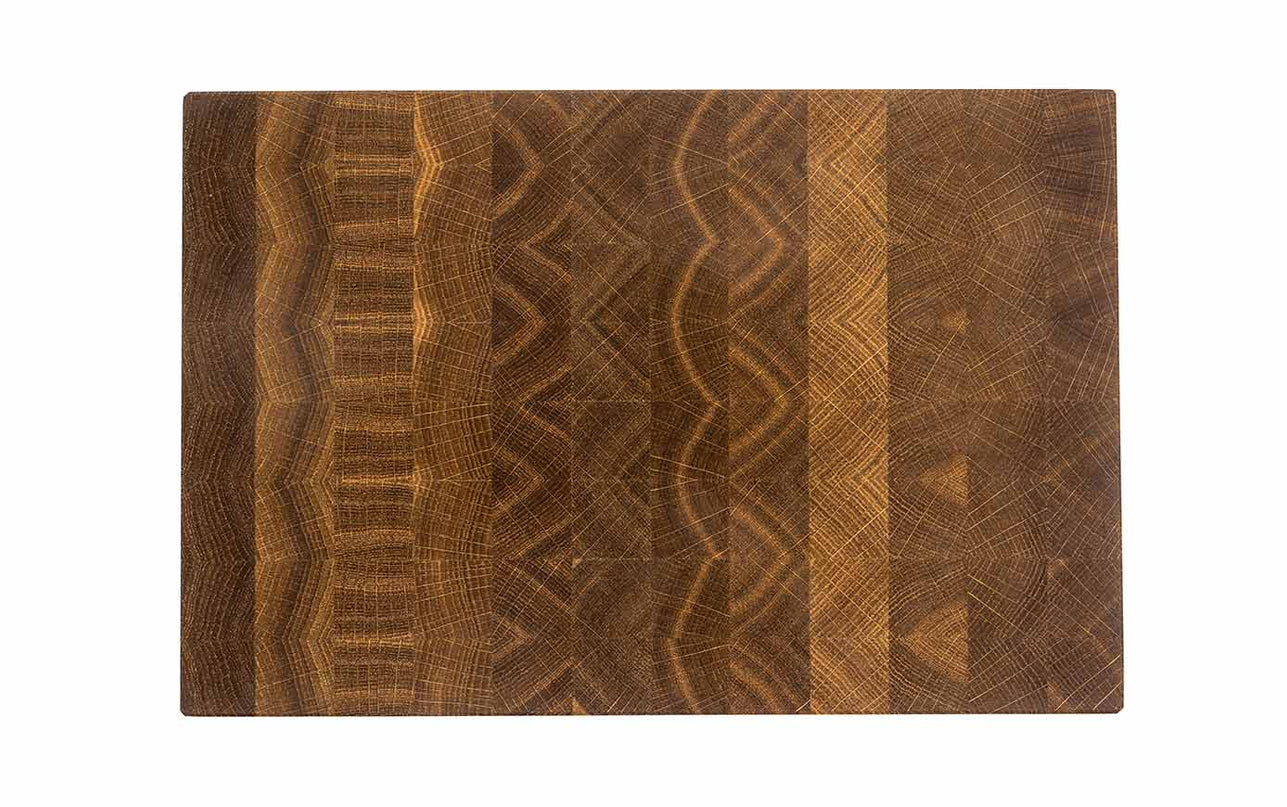NXT Board Breakfast Board made of smoked oak end grain Handmade - Style View